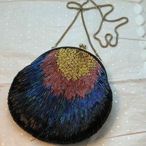Vintage beaded clutch